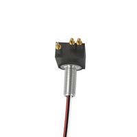 Câble étanche marin connecteur étanche profil bas 9 Contacts prise factice connecteurs enfichables à fibres optiques électriques