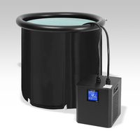 2024 livraison rapide bain de glace refroidisseur d'eau système de refroidissement 0.3HP récupération froid plongeant refroidisseur d'eau Machine pour bain de glace