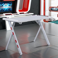 Table d'ordinateur de jeu intelligente en forme de L extensible et personnalisée avec de nouvelles couleurs de conception en option Style technique