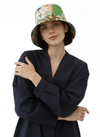 Chapeau Bob Unisexe Tendance à Motifs Floraux de Haute Qualité pour Sports de Plein Air, Ski, Cyclisme, Quotidien, Voyage, Fête, Pêche, Décontracté pour la Plage