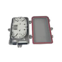 6 Core Fiber Optic Distribution Box Wall Mount FTTH Terminal with SC LC Adapter & Pigtail ABS UV Resistant for FTTX Network
