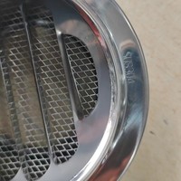 Grille d'aération murale en acier inoxydable à alimentation directe d'usine, avec moustiquaire, pour évacuation ou système CVC