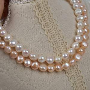 ไข่มุกน้ำจืดออโรร่า AAAAA ขนาด 9-10 มม. รูปทรงบาร็อคเต็มเม็ด แบบหลวม  ไข่มุกธรรมชาติ  คืนสินค้าทางเรือ - Product Image 3