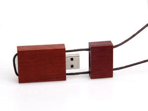 Artículos de regalo promocionales Unidad flash USB de madera Memoria USB de boda con cordón 2GB 4GB 8GB 16GB 32GB 64GB 128GB 256GB 512GB - Product Image 4
