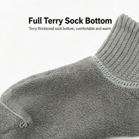 Chaussettes décontractées pour femmes, montantes à la cheville, avec bord côtelé ample, en coton peigné doux, chaudes et respirantes, supportant la personnalisation, échantillon OEM ODM