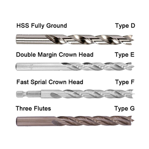 <span class=keywords><strong>ดอก</strong></span>สว่านเจาะแบบจุดปลายแหลมสำหรับงาน<span class=keywords><strong>ไม้</strong></span> Madera Madera Madeiras สำหรับการเจาะเดือย<span class=keywords><strong>ไม้</strong></span> - Product Image 3