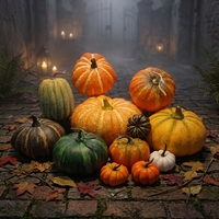 Citrouille en plastique ultra-réaliste pour la décoration de la fête de la récolte, modèle de légume artificiel, accessoire d'Halloween fabriqué en Chine