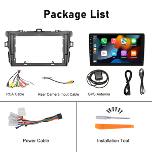 (Mỹ/EU Cổ Phiếu) Podofo 9 Inch Đài Phát Thanh Xe <span class=keywords><strong>Android</strong></span> Carplay <span class=keywords><strong>Android</strong></span> Tự Động GPS Hỗ Trợ AHD Máy Ảnh Cho Toyota Corolla 2009-2013 - Product Image 6