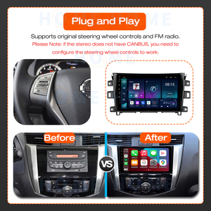 Android 14 coche <span class=keywords><strong>Multimedia</strong></span> Radio GPS navegación Carplay estéreo para Nissan Navara Frontier NP300 2016-2022 unidad principal de reproductor automático - Product Image 3