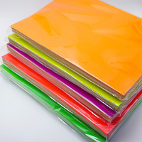 Papier autocollant fluorescent personnalisé à gratter A4, feuilles d'étiquettes imprimables en couleur pour l'école, le bureau, l'organisation d'entrepôt