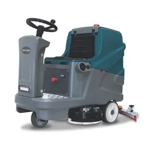 Factory Wholesale D5D Dual Brush Industrial Concrete Floor Automatic Ride on Floor Cleaning Machine Scrubber Machine