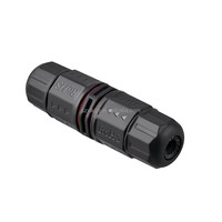 Conector Eléctrico de Nylon Impermeable Tipo T F IP67/IP68 M16/M20/M25 2P/3P para Caja Adaptadora de Tira LED