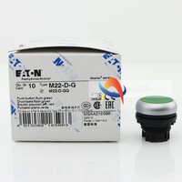 Interrupteur à bouton-poussoir LED 24V à actionnement momentané avec fonctionnalités intelligentes, modèles M22-D-G/M22-D-R/M22-D-W/M22-D-Y/M22-D-S/M22-D-B