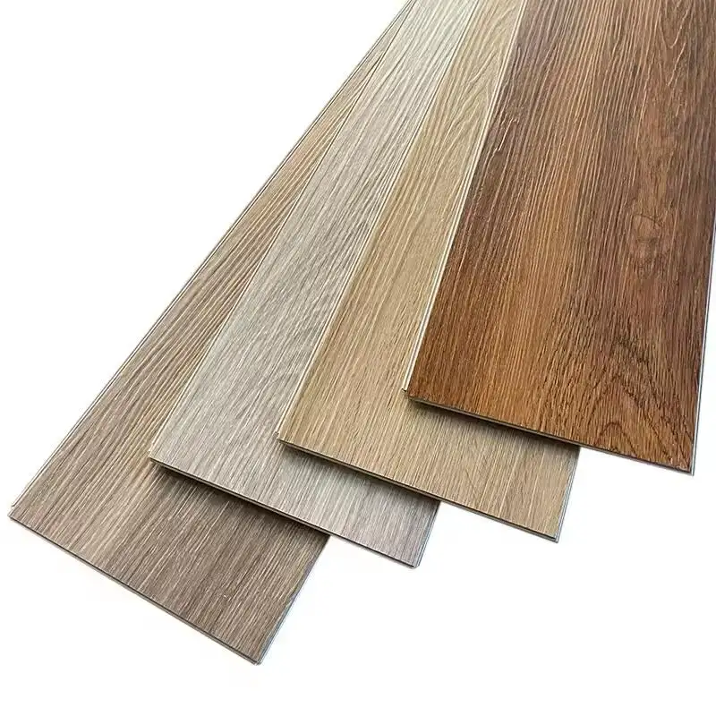 Tahan air serat kayu 4mm 5mm 6mm 7mm 8mm pvc kunci klik spc lantai lvp lantai vinil papan mewah vinil lantai dengan IXPE