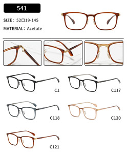 541 กรอบแว่นตาอะซิเตทคุณภาพพรีเมี่ยม ทำด้วยมือ สำหรับสุภาพบุรุษและสุภาพสตรี แฟชั่นวินเทจ ใช้ได้ทุกวัน สำหรับ <span class=keywords><strong>MONSTER</strong></span> ผู้หญิง - Product Image 4