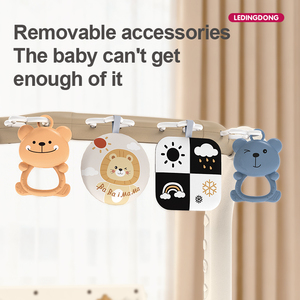 Tappetino Attività per Neonati, Giocattoli per il Tummy Time, Mini Palestra Musicale in Plastica con Piano e Girello per Bambini - Product Image 3