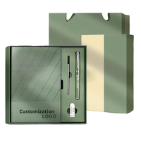Ensemble cadeau de carnet de notes en cuir PU A5 de luxe avec logo personnalisé, stylo inclus, vente en gros promotionnelle pour les entreprises