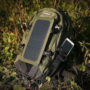 Sac à dos chargeur solaire BSCI léger avec panneau solaire SunPower 7W et batterie externe universelle - Product Image 3
