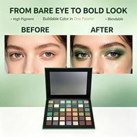 Palette de fards à paupières 42 couleurs, effet mat, scintillant et pailleté, haute pigmentation, longue tenue, maquillage des yeux classique