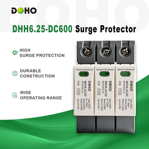 Protector Contra Sobretensiones <span class=keywords><strong>DOHO</strong></span> DHH6.25-DC600 para Sistemas de Energía Solar DC Industriales, 50kA de Corriente de Descarga Máxima, Protección IP20 Contra Rayos - Product Image 1