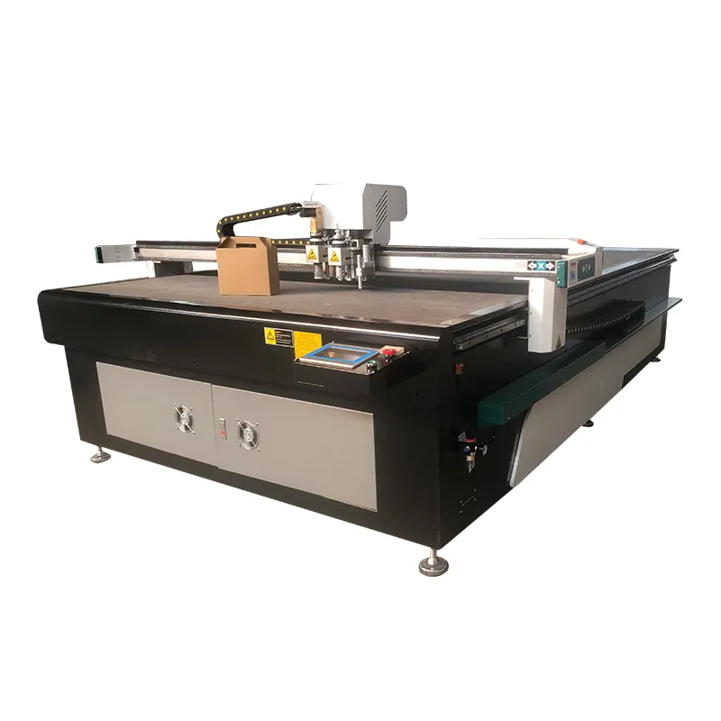 TC 2023 New Easy Operated Paper Carton Box Cardboard Cutting and Printing Machines