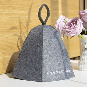 Chapeau de sauna en feutre de laine de tissu de polyester GRS chaud blanc Nature 2Mm - Product Image 6