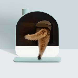 Livraison directe, bac à litière pour chat entièrement fermé, pas cher, grande toilette pour chat, type tiroir, désodorisant, cheminée, anti-chute, litière pour chat - Product Image 3