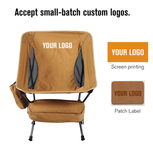 High Quality Outdoor Camping <b>Foldable</b> Furniture Frame Ultralight Moon Portable Aluminum Folding Chair Picnic and Fishing - Product Image 2