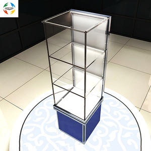 Nomi di negozi ottici occhiali da sole per montaggio a parete vetrina vetrina completamente assemblata vetrina in piedi con ripiani in <span class=keywords><strong>vetro</strong></span> - Product Image 4
