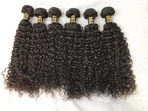 Wholesale Virgin Remy Skin Weft Jerry <b>Curly</b> Cuticle Aligned Human Hair <b>Extensions</b> Vietnamese Hair Bundles 20-24 Inches - Product Image 3