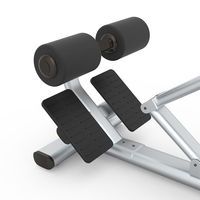 Chaise romaine professionnelle, banc d'hyperextension, équipement de gym commercial pour l'entraînement de la force du bas du dos et du tronc BFT-6011