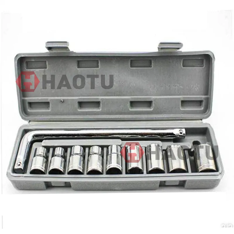 10pcs 1/2 Professional Metric Hand Tools L Shaped Wrench Spanner Socket Set
