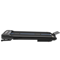 Premium Faltbares Leises Elektrisches Laufband mit Neigungsverstellung und Griffstange 1050x400mm, 130kg Tragkraft, Flaches Laufpad für Apartments