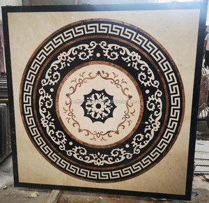 Thiết Kế Viền Hoa Văn Hy Lạp Đá Cẩm Thạch Hoàng Đế Tối Màu Và Crema Marfil, Trang Trí Tường Hồ Bơi Dòng Hy Lạp - Product Image 6