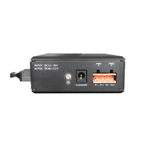 TiNCAM Unmanaged Ethernet Netzwerk-Switch Gehäuse 1* SC+4*RJ45 Port Multimode Dual-Fiber Industriell für CCTV NVR IP-Kamera VoIP