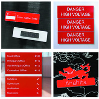 Plaques en plastique ABS acrylique double couleur, gravées au laser rouge/blanc, épaisseur 1/16'' 1/8'', 2 couches, 600x1200mm (2'x4')