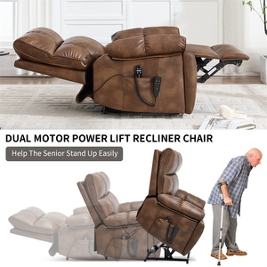 Loveliving Electric Lifting Riser Recliner Sofa Télécommande Massage Chauffage 180 ° Chaise inclinable pour Home Cinéma - Product Image 3