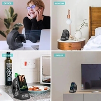 Multi-Functionele Draadloos Opladen Bt Draadloze Draagbare Luidspreker Drie-In-Een Creatieve Klok Alarm Bt Speaker