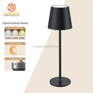 Lampe de chevet LED sans fil de luxe Senya-<span class=keywords><strong>Pro</strong></span> Crystal 2025 OEM, à énergie solaire, pour bureau/<span class=keywords><strong>table</strong></span>, avec douille B22/E14, alimentation CA/Solaire - Product Image 1