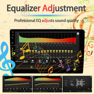 Lecteur <span class=keywords><strong>multimédia</strong></span> vidéo universel pour voiture Android 15 ASR8662 8 cœurs + 4G, 9/10 pouces, avec DSP BT Android Auto et CarPlay sans fil - Product Image 4