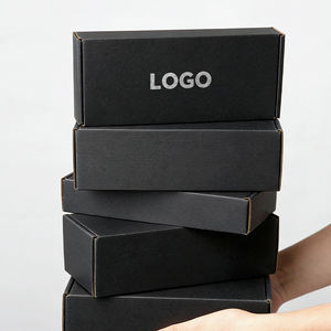 Cajas de Cartón Corrugado Plegables Ecológicas de Alta Calidad, Impresión Personalizada, Embalaje de Papel para Cosméticos y Joyería, Cajas de Envío por Correo Aéreo - Product Image 1