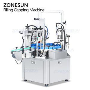 Máquina Automática Rotativa Monobloque ZONESUN ZS-AFC42P para Llenado al Vacío, Sellado y Tapado de Botellas de Vidrio para Cosméticos y Perfumes - Product Image 6