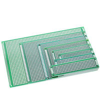 Scheda Circuito Stampato PCB a Doppia Faccia con Spray di Stagno, Olio Verde, Fibra di Vetro, Scheda Universale