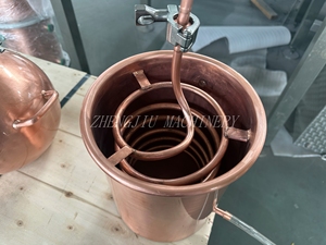 Équipement de distillateur de cuivre fait main ZJ 5L/10L/15L/20L système de brassage domestique pour boissons alcoolisées et Machines à vin - Product Image 6