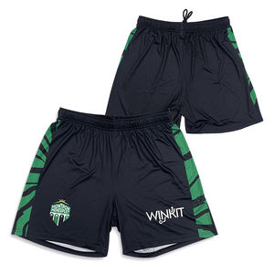 Athletic <b>Shorts</b> Custom <b>Zipper</b> Polyester Elastic Logo Men Workout Fitness Gym <b>Shorts</b> - Product Image 2