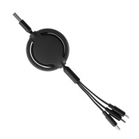 Kabel Data Imaiwill Felix-251 Kustom 1 Meter Universal Retractable 3-in-1 Tipe C Pengisi Daya Berkualitas Tinggi untuk Promosi
