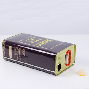 <span class=keywords><strong>5</strong></span> Lít Tin Dầu Có Thể Tùy Chỉnh Dầu Ô Liu Bao Bì Tin Có Thể Vuông Tinplate Kim Loại Có Thể Cho Trinh Nữ Ăn Được Dầu - Product Image 2