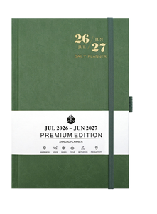 Business Notebook Journals Planner <strong>Diary</strong> 2026-2027 Weekly Planner Leather Yearly Planner Daily Agenda - Product Image 6