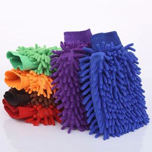 Gants en chenille microfibre ultra-fine, épaissis, double face, outils de nettoyage automobile, gants ménagers pour le lavage de voiture - Product Image 6