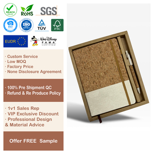 Agendas <span class=keywords><strong>A4</strong></span> style journal à grain de bois avec pages en bois pour un charme rustique OEM - Product Image 1